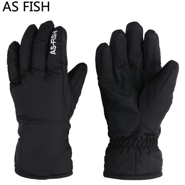 

winter waterproof nylon gloves for men and women snowboard ski gloves soft thickening keep warm motorcycle cycling