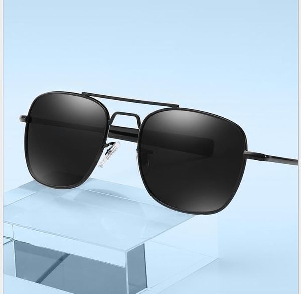 

polarized sunglasses men's retro pilots'sunglasses discolored sunglasses driver's night vision glasses, White;black