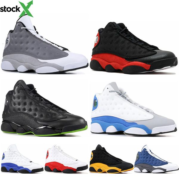 

2019 new mens basketball shoes 13s hyper royal bred black true red history of flight dmp discount sports shoe sneakers black cat