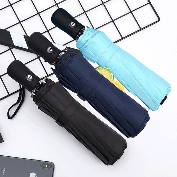 

twelve bone automatic rain umbrella custom logo creative, sunscreen windproof, rain and rain,sun umbrella