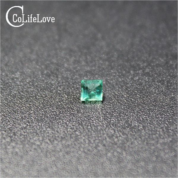 

2.5mm 100% natural emerald loose gemstone for jewelry diy, Black