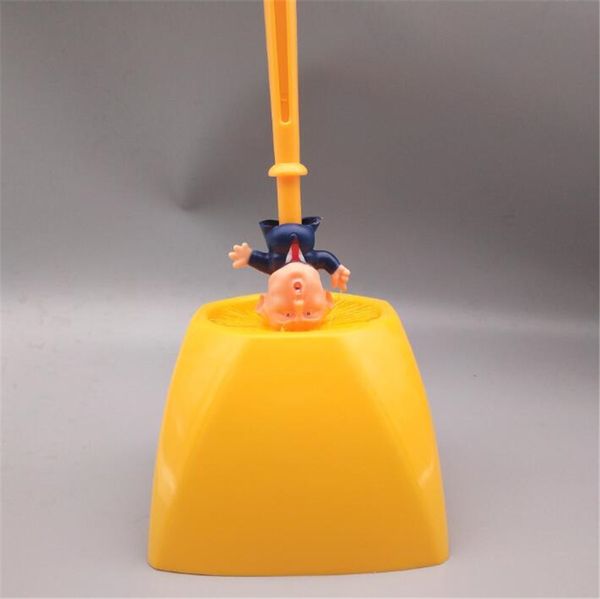 

cleaning trump brush sponge non-stick oil long handle flat kitchen bathroom dining room dishwashing oil hanging trump brush with handle#604