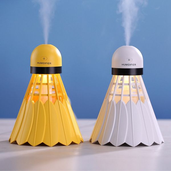 

usb mini humidifier creative badminton shaped portable air purifier atomizer home office car supplies