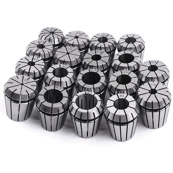 

18pcs collet chuck er32 precision set tool holder milling chuck cnc lathe tool 3mm-20mm for drilling tapping machine collet