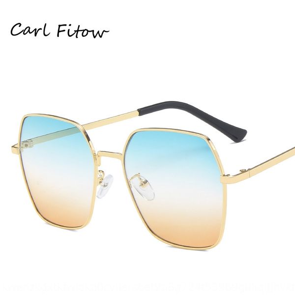 

2020 polygon all-match sun ins irregular sunglasses trendy large frame glasses, White;black