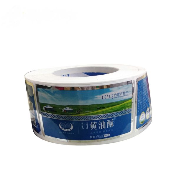 

roll packing custom order can be accepted self-adhesive pill bottle labels maker