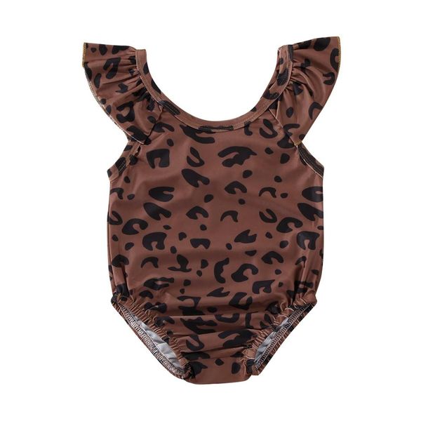 

Toddler Kid Baby Girl Leopard Print One-Piece Swimsuit Bikini Swimwear Swimming Costume Romper