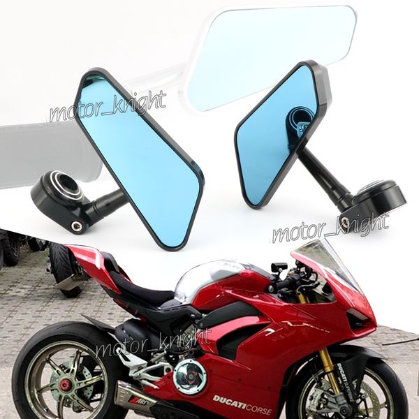 

racer motorcycle cnc handle bar end rear side mirror for 2018 2019 2020 panigale v4 v4r v4s 959 panigale 1299 1199