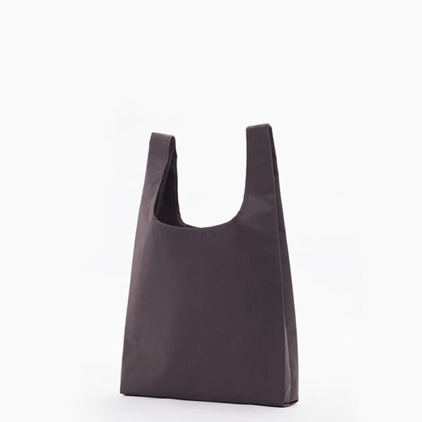 

4pcs home solid pouch foldable lightweight washable storage durable reusable shopping bag eco-friendly oxford cloth large tote