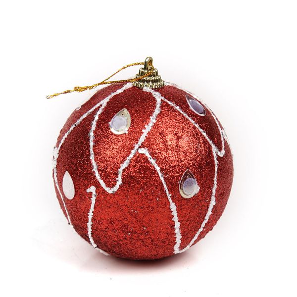 

christmas balls christmas decorations big 10cm foam rhinestone glitter balls belenes navidad festival favor gift