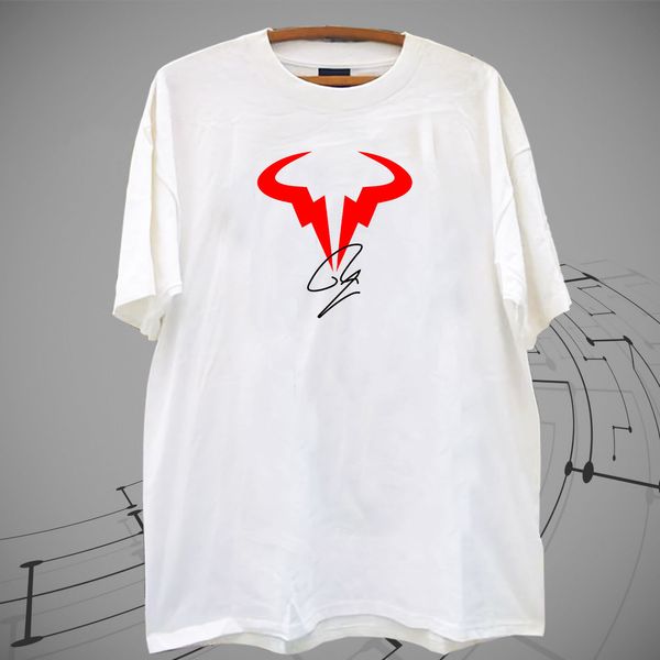 

new nadal tennis new brand fashion luxury designer mens t shirts wimbledon rafael wb nadal logo white t shirt tee, White;black