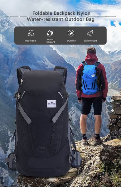

knight foldable backpack nylon water-resistant outdoor bag convenient to store when not useformal prom wedding dress