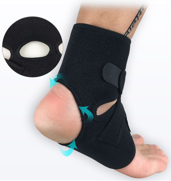 

2019 ankle bandage support basketball football badminton high elastic sports safety guard ankle protector warm socks 20*26cm m123f, Blue;black