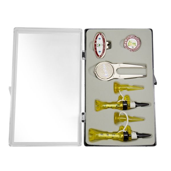

pro golf gift set golf magnet tees divot tool golf hat clip ball marker