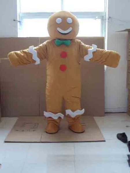 2019 Venda quente Biscoitos Bebê Personagem Dos Desenhos Animados Traje Da Mascote Produtos Personalizados Custom-made Frete Grátis Shrek Gingerbread Man