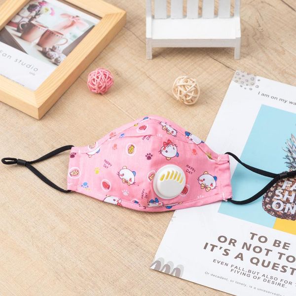 

pm2.5 washable mouth mask with valve kids children anti haze dust mask nose filter face mufflerespirator hzzzk