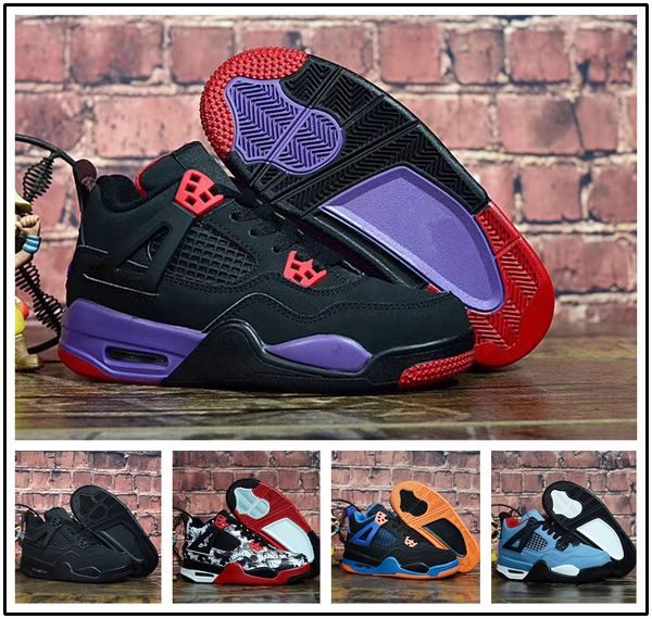 

2019 new kids shoes 4 children basketball shoes boys and girls kids 4s sports basketball sneakers shoes youth sneakers size 28-35