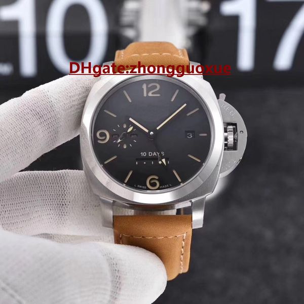 

New european and american brand fa hion men 039 watch automatic movement mineral cratch re i tant gla uper bright luminou, Slivery;brown