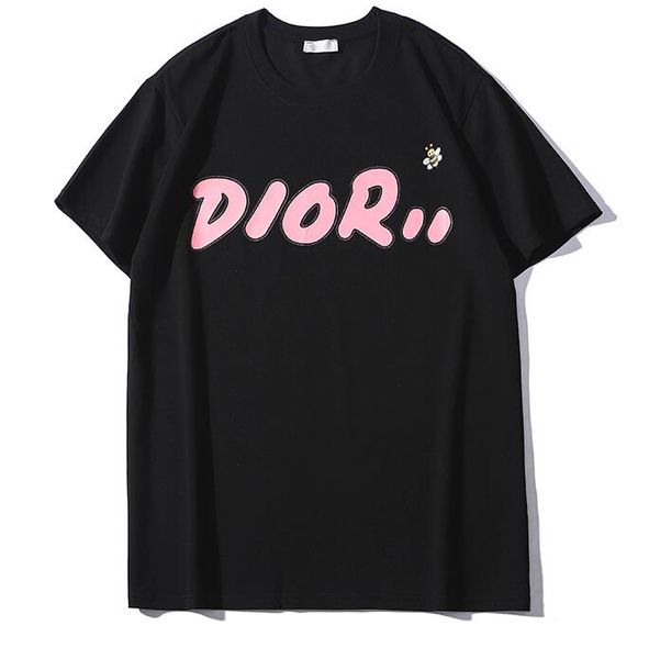 

2019 Лето Новый Бренд Мужской Женщины Печатные Футболки С Коротким Рукавом Высокого Качества Хлопка Шеи Тройники