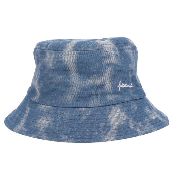 

tie dyeing bucket cap modis leisure dome foldable summer hat simple casual k pop outdoor hats czapka z daszkiem #lr4, Blue;gray