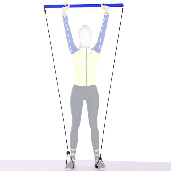 

exercises bar portable bar kit resistance band muscle toning home gym body workout
