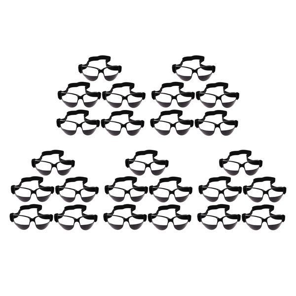 

25pcs спорт баскетбол dribble спекуляции очки обучение aid supplies черный