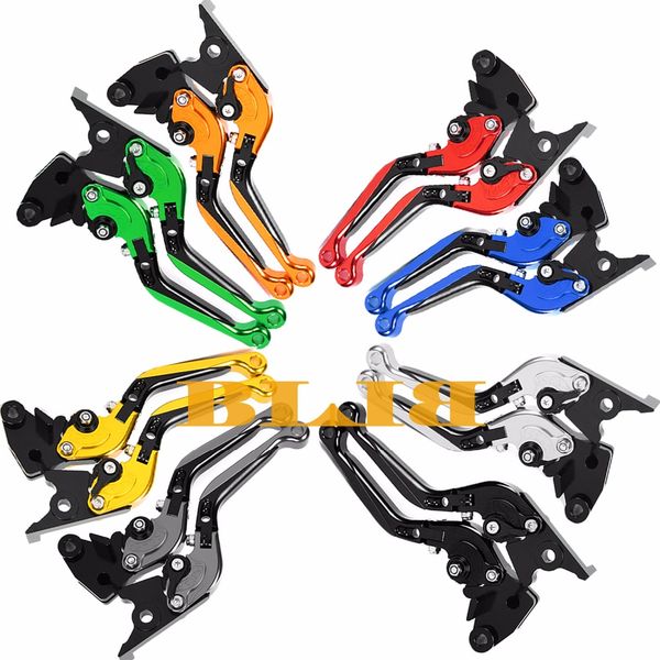 

for fj1200 fz 750 vmx-12 vmax 1200 cnc motorcycle foldable extending brake clutch levers and moto 170mm lever