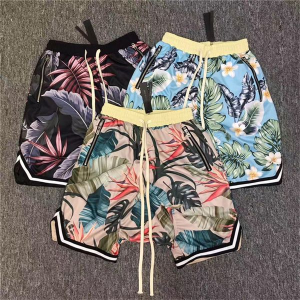 

fear of god шорты мужчины женщины 2017 новый цветочный коллекция 1987 bt туман fearofgod пляж сетки шорты летний стиль fear of god шорты, White;black