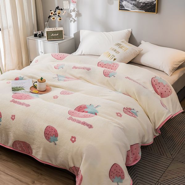 

snowflake velvet summer blanket coral blanket thin bed single quilt summer air conditioning office nap
