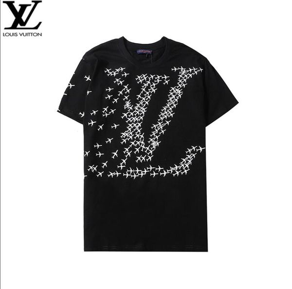 

2019 selling designers t-shirt men's shirt t-shirt fashion summer tide brand letter printing luxury men's shirt clothing--29, White