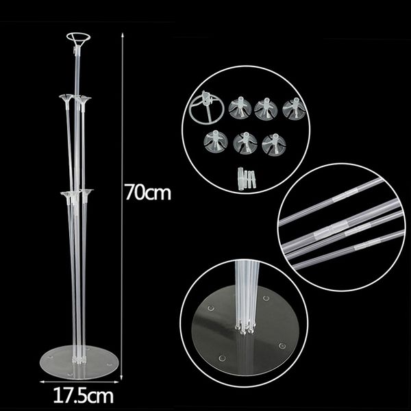 

1set 7 tubes шар стенд шар держатель колонка конфетти воздушные шары baby shower birthday party wedding xmas украшения сада
