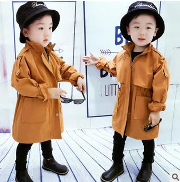 

2017 autumn winter new men and women children's clothing large and medium-sized children's cotton long coat coat ing, Camo