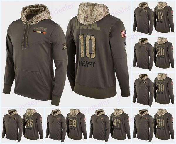 

custom anaheim ducks military camo hoodie usa flag hoodie jerseys10 corey perry 20 pontus aberg 18 eaves hockey hoodies sweatshirts, Black