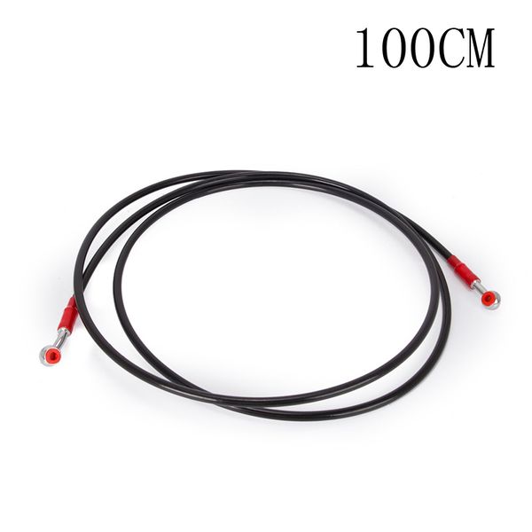 

m10 joint brake oil hoses clutch black 60cm-240cm car connector braided