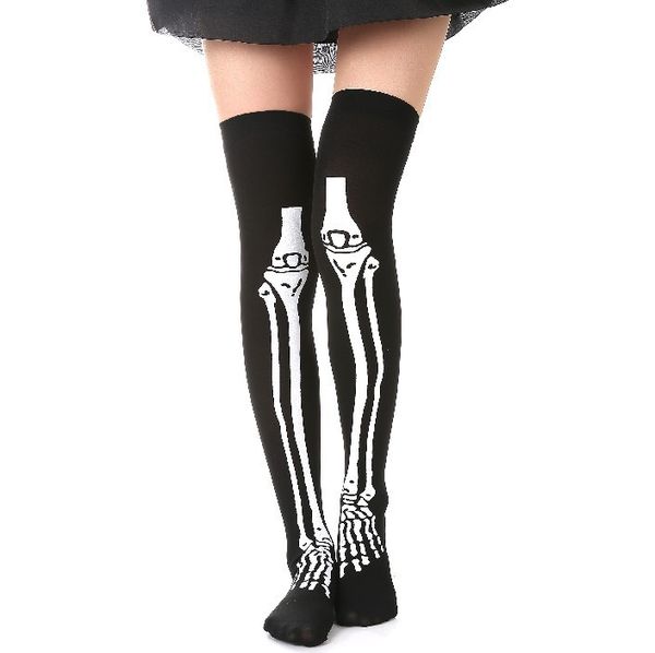 

2017 halloween wear party women scary bleed or skeleton occupational stockings tights cosplay female costumes hosiery, Silver