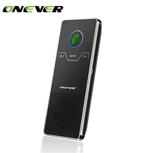 

onever wireless magnetic car bluetooth speakerphone hands-car kit sunvisor in-car speaker player audio voice broadcast