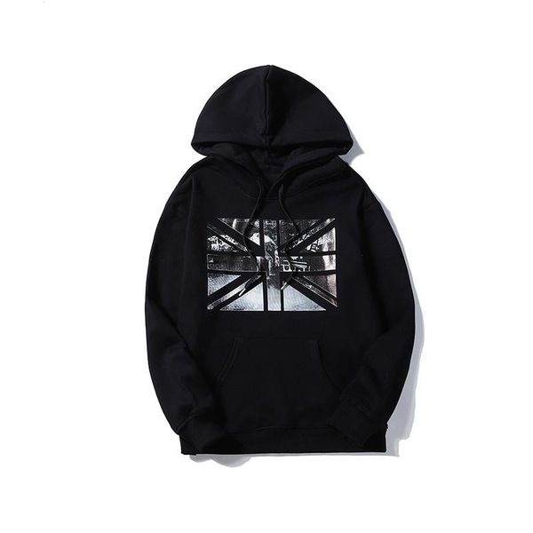 

new style brand designer mens hoodies casual golden leaves spring autumn hoodie streetwear hip-hop luxury hoodies.b100736y, Black
