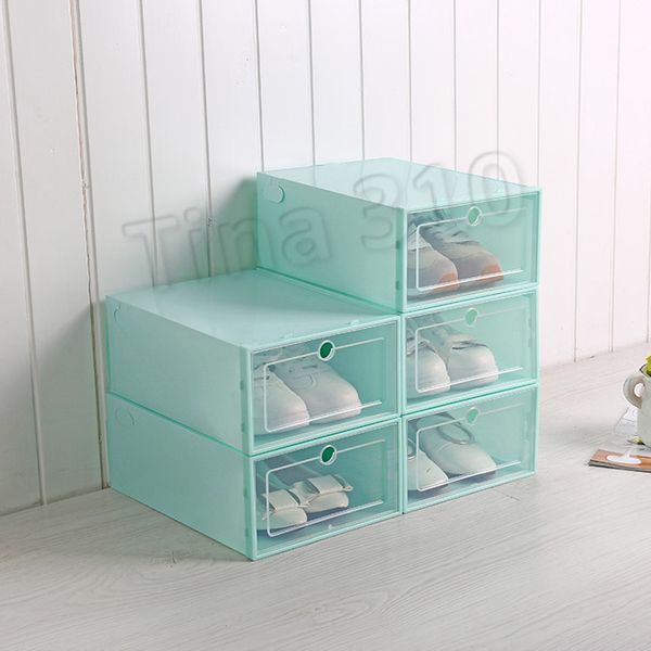 

clamshell box box plastic shoebox home cover прозрачный утолщение обувь коробка для хранения обуви артефакт домашнее хранение t2i5501