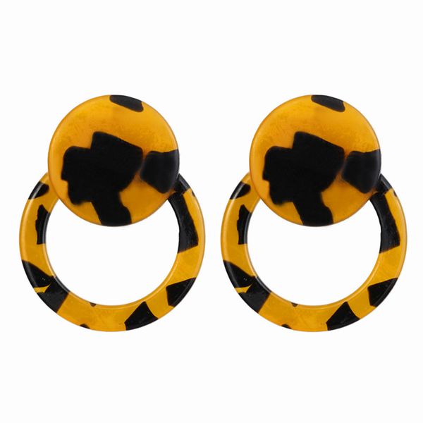 

new simple earrings plate geometric female earrings earrings wy923, Silver