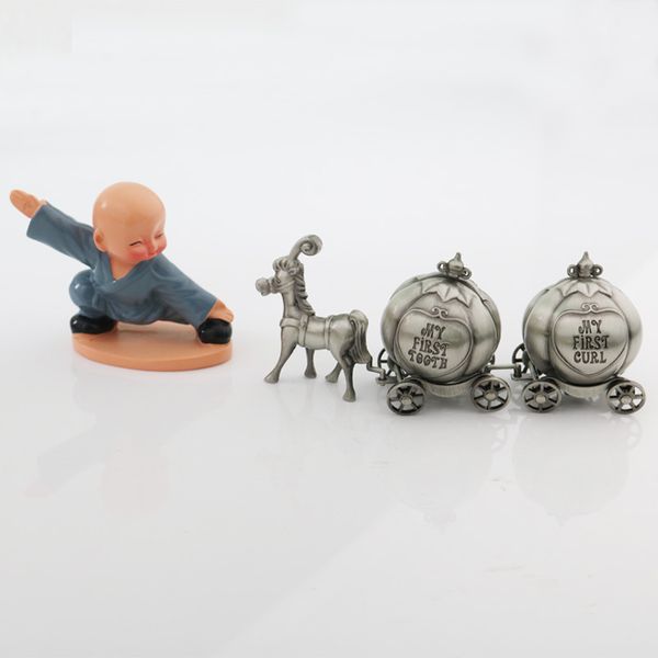 

сохранить молоко волос / первый локон подарок для детей металлический пуповинный ящик для хранения одна пара милый ребенок первый зуб коробк