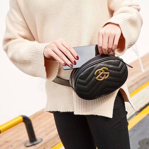 

womens designer bag casual trend handbags oval embroidery purse wallet phone bag luxry wild lady style 2019 new style