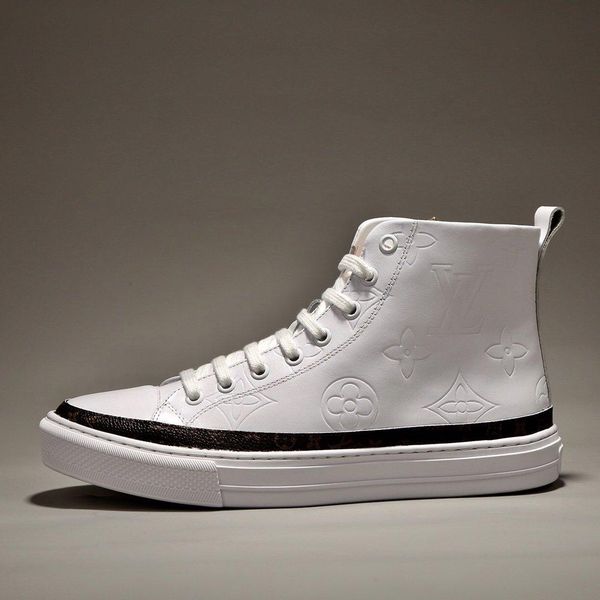 

kqp13new limited edition french series high-end men s casual shoes, men s boots fashion sports shoes, original shoebox delivery 38-44, Black