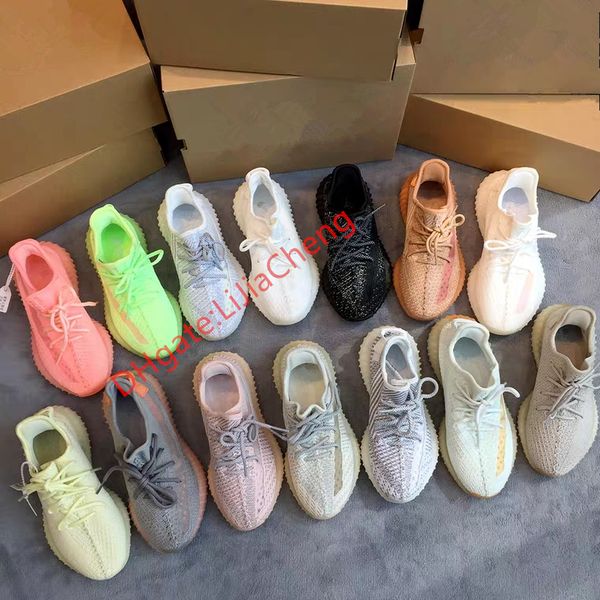 

Black white tatic cream e ame kanye we t clay true form reflective hyper pace 3m gid glow wave runner men running hoe neaker