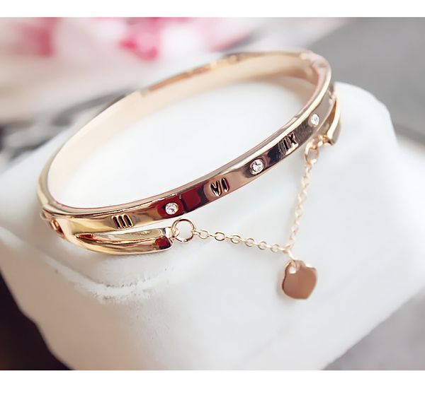 

endeli 2020 fashion jewelry temperament joker bracelet fit dw crystal from 2 colors for woman wedding jewelry, Black