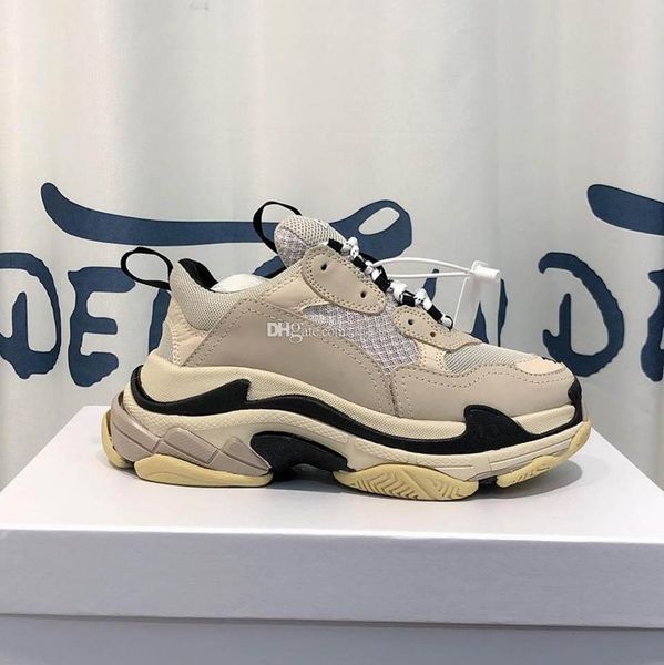 

triple s sneakers superstars mans shoes women mens designer shoes 35 color have black sneakers size 35-45 model zx12