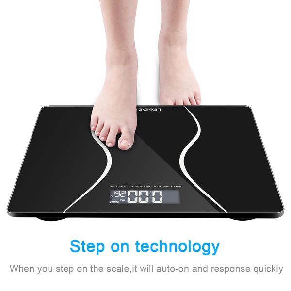

396lb 180kg electronic lcd digital bathroom body weight scale with battery us warehouse drop shipping available cx200805
