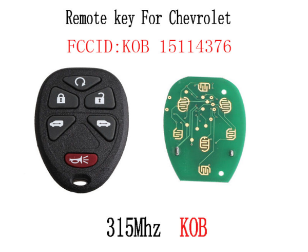 

xzcfor 2pcs 3 4 5 6 315mhz remote key for impala 2006-2013 for monte carlo 2006 2007 15912860 original key