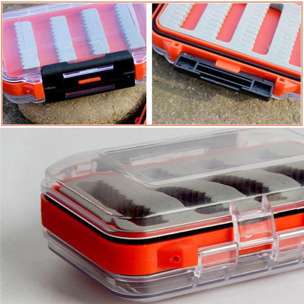 

new 1pcs portable fishing tool box bait lure hook container storage fishing tackle lure box organizer durable