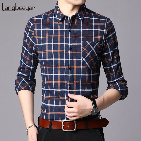 

2019 fall new fashion brand shirts men korean plaid long sleeve slim fit streetwear checkered casual men clothes, White;black
