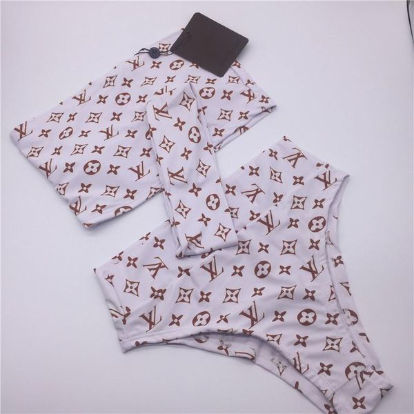 

designer lady bikini swimsuit luxury letter printed brand swimwear bikini for women summer two-piece female bikini bathing suit, White;black